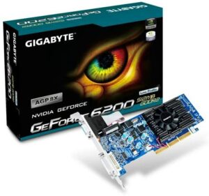 Scheda Video AGP 8X GigaByte GeForce 6200 da 512MB GDDR2 LP